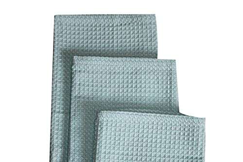 Amazon brand - Umi Classic Waffle Kitchen Dish Towels(15"x25",4-Pack, Turquoise&Light Blue) 6