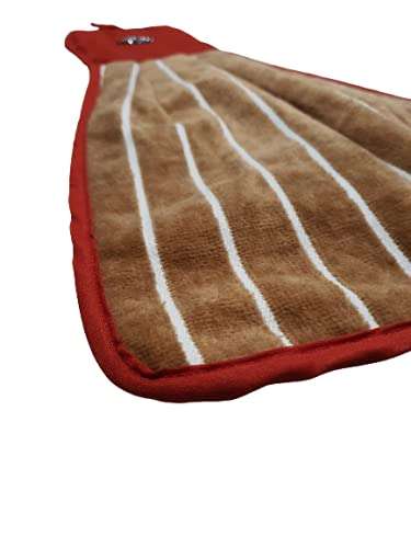 Fancy Washbasin Towel, Single Long, Elegant Look,, 100% Cotton, GSM 400, Super Absorbent, Ultra Soft, Suitable for Washbasin & Kitchen (Multi Color+ Printed) Set of 6 3