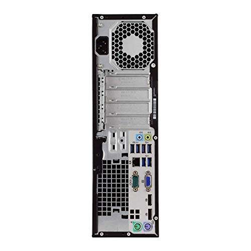 HP 800G2 PC Desktop Computer, i5-6500, 8GB DDR4 RAM 240GB SSD, Windows 10 Pro, New 23.6 FHD LED Monitor, New 1080p Webcam, New 16GB Flash Drive, Wireless Keyboard & Mouse, WiFi (Renewed) 6