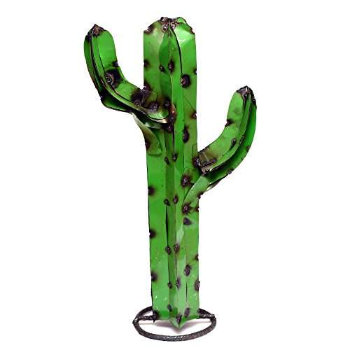 Rustic Arrow Saguaro Cactus Garden Art, Multicolor 3