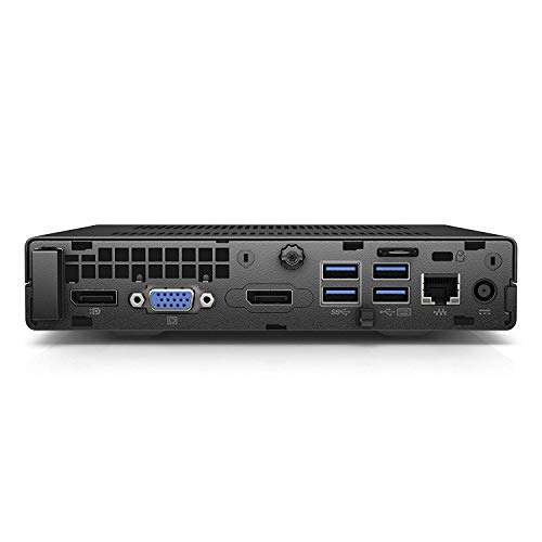 HP EliteDesk 800 G2 Mini Business Desktop PC Intel Quad-Core i7-6700T up to 3.1G,16G DDR4,256GB SSD,VGA,DP Port,Windows 10 Professional 64 Bit-Multi-Language-English/Spanish (Renewed) 6