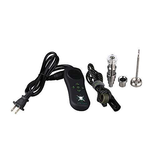 Digital Temperature Controller with 4ft Kevlar Wrapped 16MM Inner Diameter Heater Coil (Titanium Accessories Included) 6