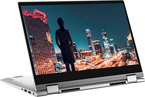 Dell Flagship Inspiron 14 5000 2-in-1 Laptop 14" Diagonal HD Touchscreen 11th Gen Intel Core i3-1115G4 (Beats i5-10210Y) 16GB RAM 256GB SSD Backlit KB USB-C HDMI WiFi6 MaxxAudio Pro Win10 Silver 3