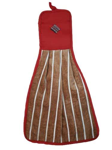 Fancy Washbasin Towel, Single Long, Elegant Look,, 100% Cotton, GSM 400, Super Absorbent, Ultra Soft, Suitable for Washbasin & Kitchen (Multi Color+ Printed) Set of 6 6