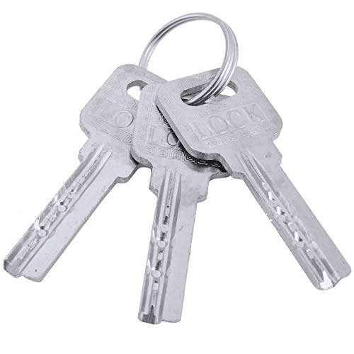 Fashion SHOP Cabinet Handles 2pcs Vintage Door Lock Retro Bedroom Door Handle Locks Interior Anti-Theft Room Door Handles Locks Hardware Tools Mayitr Door Handle 6