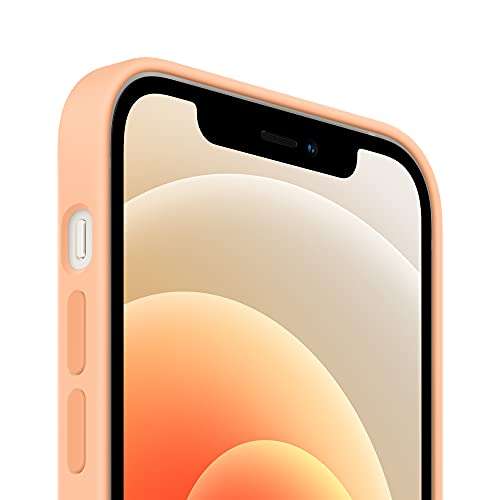 Apple Silicone Case with MagSafe (for iPhone 12, 12 Pro) - Cantaloupe 3