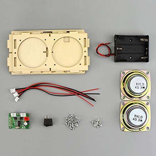 DIY Bluetooth Speaker Box Kit Electronic Sound Amplifier,Portable Wood Case Bluetooth Speaker,Science Experiment & STEM Learning for Kids, Teens and Adults 3