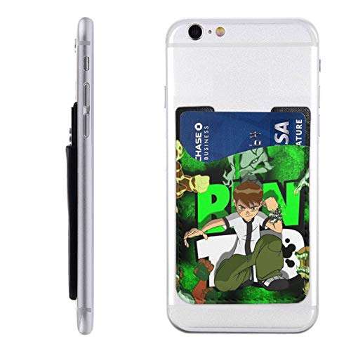 B-E-N 10 Cell Phone Card Holder Stick-On Id Credit Card Wallet Phones Case Pouch Sleeve Pocket for Many Smartphones 2