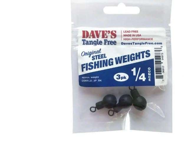 BnR Tackle - Tanglefree Original Steel Fishing Weights - 1/3oz - 3 Pack 3