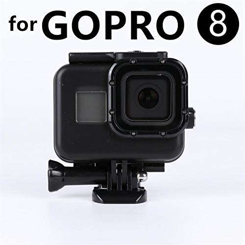 XIAOMINDIAN Dive Case Waterproof Housing Case Underwater Protector Cover Housing Shell for GoPro Hero8 Camera Accessories Camera Mount (Colour : White Color) 3