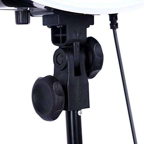 YZX 18-inch Outer Dimmable LED Ring Light Kit with Light Stand Bluetooth Receiver Smartphone Holder Hot Shoe Adapter for Makeup Artist,YouTube Video,Facebook Live etc 6