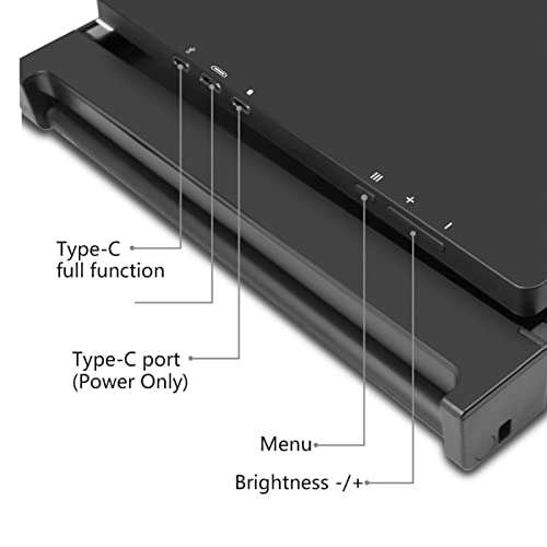 Triple Portable Monitor for Laptop, 11.9in FHD IPS HDR USB C Laptop Monitor Screen External Dual Screen Extender with Stand for 13.3 to 16.5in Laptop Phones for PS3 PS4 for Windows, for Linux(S11) 5
