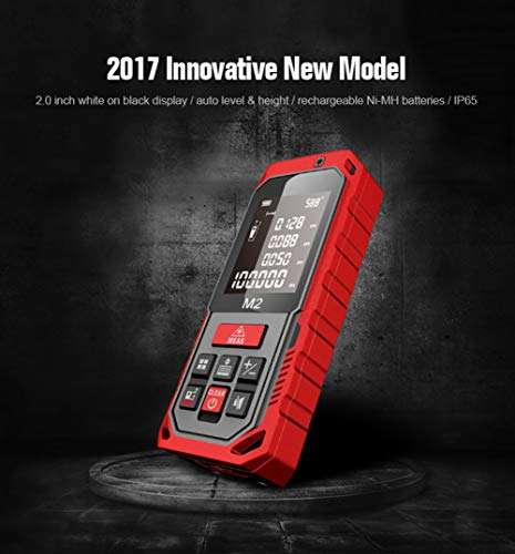 DJG One-Button High-Precision Precision Pro Golf, Miseey 50M 70M 100M Rechargeable Range Finder Range Finder Angle Tool Diastimeter Red,50m 5