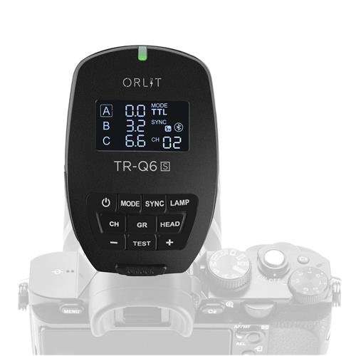 ORLIT TR-Q6 TTL 2.4Ghz Studio Flash Trigger for The Roverlight RT Series - Sony 6