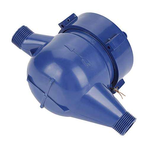 Jadeshay Water Meter Garden Home Plastic Cold Water Meter Single Water Flow Wet Table Measuring Tool DN-15 3