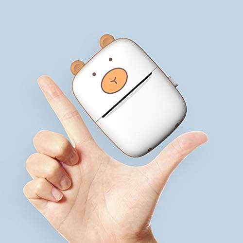 Portable Notes Printer, Mini Pocket Wireless BT Thermal Printer, Thermal Bluetooth Label Printer, 55mm Mini Wireless Thermal Image Photo Printer, Compatible with All Smartphones 3