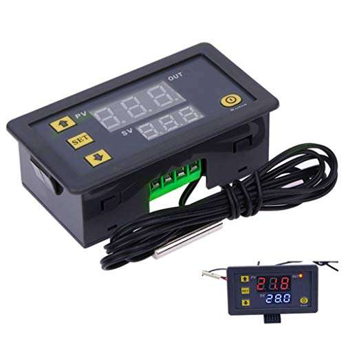 12V 20A W3230 LCD Digital Thermostat Temperature Controller Meter Digital Thermostat Regulator High Temp Alarm 6