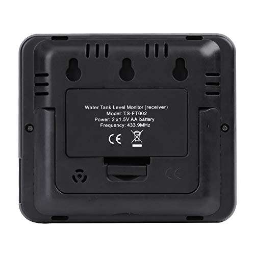 ROSEBEAR 433MHZ Ultrasonic Water Tank Liquid Depth Level Meter Sensor with Temperature Display for -40~60Γ?? 5