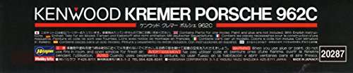 Hasegawa HA20287 1:24 Scale Kenwood Kremer Porsche 962C Model Kit 6
