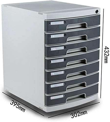 Lamyanran Desk Organization and Storage File Office Supplies Stationery Storage Box A4 Multi-Layer Storage Cabinet Drawer Cabinet 3