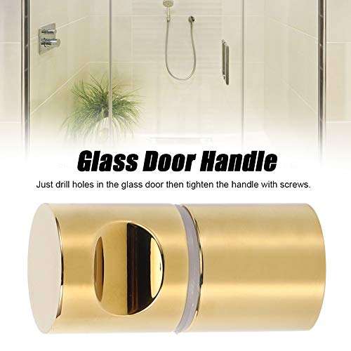 Cocosity Door Knob, Stainless Steel Rustproof Glass Door Handle Easy Install Door Pull Knob Door Hardware for Shower Room, Home Decoration 5