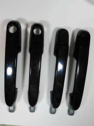 Outer door handle 4PCS/A Set Outside Door Handle fit for HYUNDAI Accent 2006-2011 fit for Accent Handle ADP80246501S 83650-1E000 83660-1E050 Body Moldings 6
