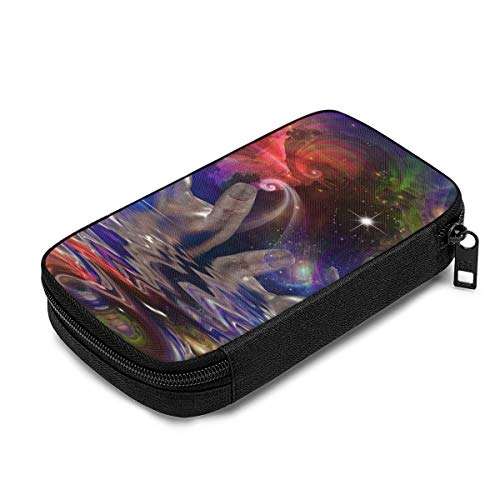 Electronic Organizer Hands, Space and Water Surprision Travel Universal Cable Organizer Electronics Accessories Cases Gadgets Bag Cord Storage Bag for Cable, Charger, Phone, USB, SD Card 3