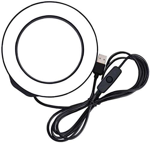 Hayfive Flashes Newest 10 Inch Led Ring Light 5000k Fill Light, for Selfie Makeup Photography Video Live Stream Lamp Recording Video Lights 10w Tripod Ringlight Flashes (Color : Tripodset) 3