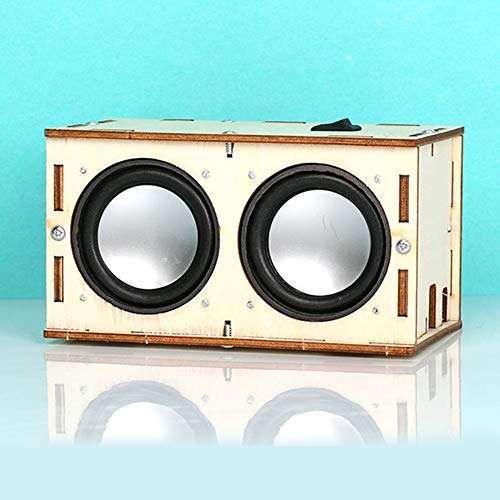 DIY Bluetooth Speaker Box Kit Electronic Sound Amplifier,Portable Wood Case Bluetooth Speaker,Science Experiment & STEM Learning for Kids, Teens and Adults 5