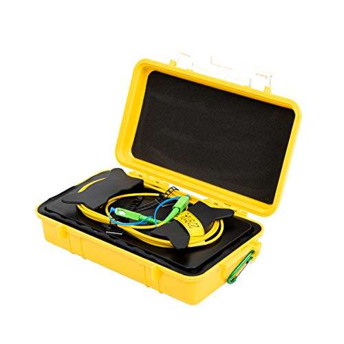 Komshine Fiber Optic OTDR Launch Cable Box/Dead Zone Eliminatorn 500M Single Mode (SC/UPC-LC/APC) 2