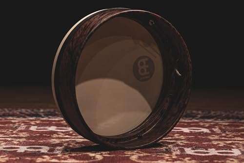Meinl Percussion 12" Frame Drum, Deep Shell Mizhar-NOT Made in China-Synthetic Head, Brown Burl Finish, 2-Year Warranty (FD12T-D-TF) 4