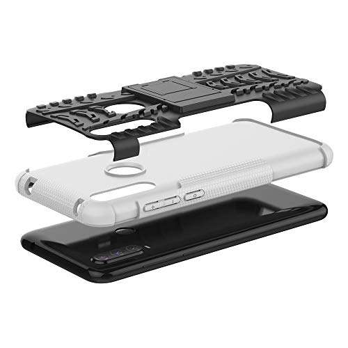 Jielangxin Keji Case for Alcatel 1s 2020 Case Cover,Case for Alcatel 1s 2020 5028A 5028D 5028Y Case Shockproof Mobile Phone Case Stand White 4
