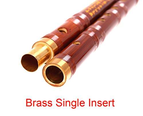 Bamboo Flute Dizi,NICOSHINE Traditional Handmade Chinese Musical Instrument In E Key(Single insert) 6