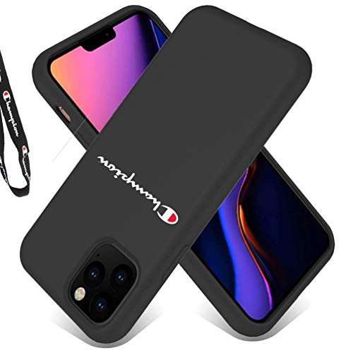 Case for Apple iPhone 11 Pro Max - Street Fashion case +Strap Lanyard Phone Case Cover for Apple iPhone (iPhone 11 Pro Max, Champion Letter) 2