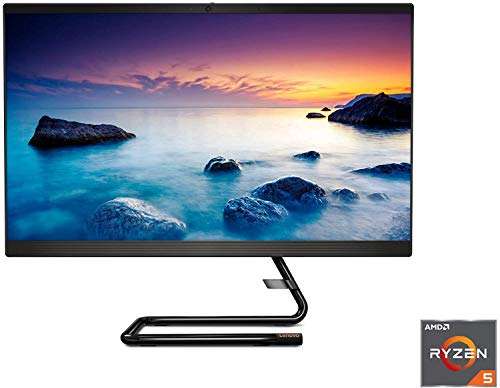 2020 Flagship Lenovo IdeaCentre AIO 3 All in one Desktop 23.8? FHD Display AMD 6-Core Ryzen 5 4500U (Beat I5-9300H) 32GB RAM 1TB SSD HD Webcam DVD-RW Bluetooth Wifi5 Win10 Pro + iCarp HDMI Cable 3