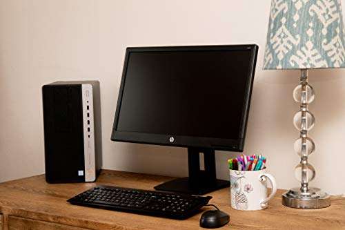 HP ProDesk 600 G3 MicroTower Desktop PC Intel i5-7500 3.40 GHz 8 GB DDR4 SDRAM 1 TB Windows 10 Pro 64-bit DVD-Writer DVD177 with HP VH22 21.5 LED Monitor (V9E67AA#ABA) and Keyboard Mouse 2