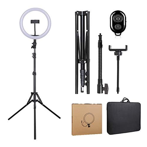 Led Ring Light Kit with Tripod Stand Mobile Phone Live Ring Light for Live Streaming, Makeup, Selfie Photography,Phone Video Shooting,Vlog 3