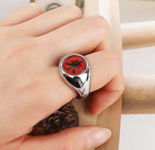 AKATSUKI Anime Rings in New Gift Box Birthday Gift and Cosplay Prop (A203) 3