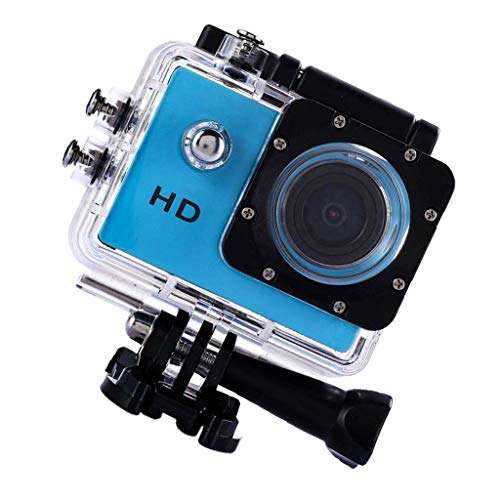 Underwater Action Camera 4K WiFi Video Recorder with Rechargeable Battery/High-Definition Wide-Angle Lens Red 2
