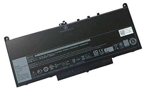 SERNNO J60J5 Replacement Laptop Battery Compatible with Dell Latitude E7270 P26S001 E7470 P61G001 Series Notebook R1V85 451-BBSX 451-BBSY 451-BBSU MC34Y 242WD PDNM2 [7.6V 55Wh] 2
