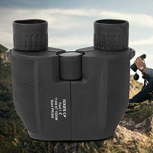 Goshyda 10X25 HD Binocular Telescope, BAK4 Prism 7.8░ Vision 10 Times Magnification Daily Waterproof Binocular for Sports Events 5