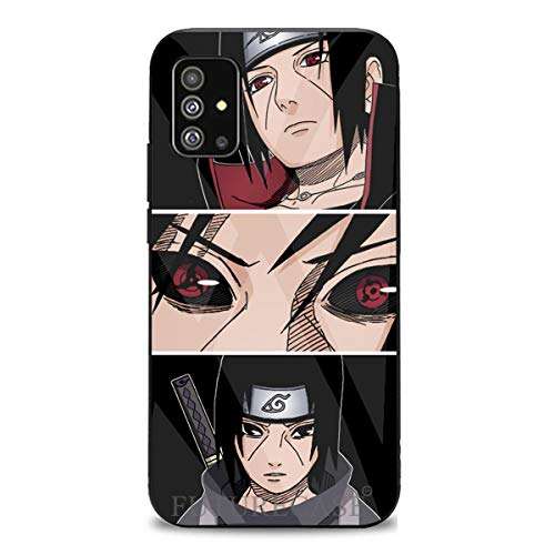 FUTURECASE Anime Naruto Itachi Kakashi Akatsuki Sasuke Tempered Glass Case for Samsung Galaxy S8 S9 S10 S20 S21 Plus Ultra FE S10e Manga Cover(6, Samsung S20 FE/ S20 FE 5G) 6