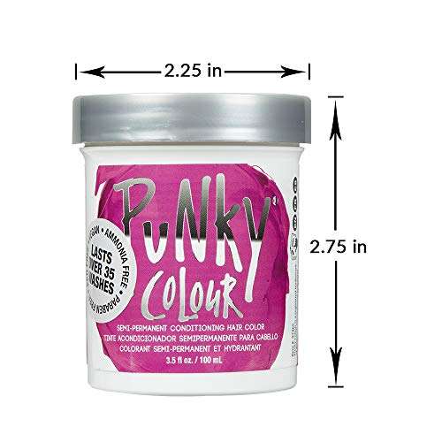 Punky Jerome Russell Semi Permanent Hair Color Conditioning, 100ml - Flamingo Pink (Pack of 1) 6