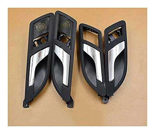 SHOUNAO A Set 4PCS Fit for 08-12 VW Lavida/Skoda Superb 01-08 Inner Door Handle Inside Handle Internal Wrench Open The Door Wrench (Color Name : Silver) 4