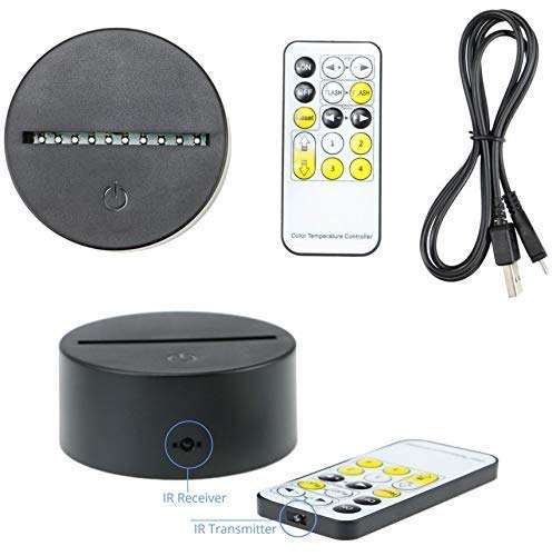 think grey ads 3D Illusion Wood Glass Acrylic HD UV Machine Print Customized Gift LED Lamp (Size H 11Inch X W 5 Inch X L 5inch) 5