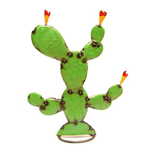Rustic Arrow Nopal Cactus Garden Art, Multicolor 2