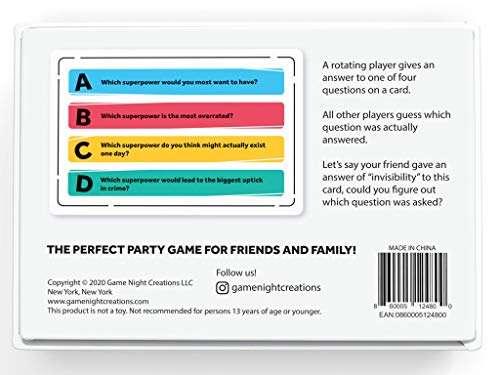 What Was the Question? – The Conversational Party Game Resulting in Hilarious Discussions 3