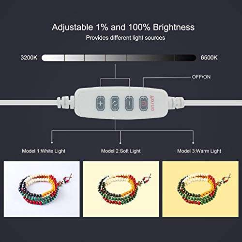 Photo Studio Light Box 202020cm Mini Portable Lighting Soft Tents with USB Fill Light Ring, 6 Colors Background, Home Jewellery, Food, Shoes, Still Life Shooting 6