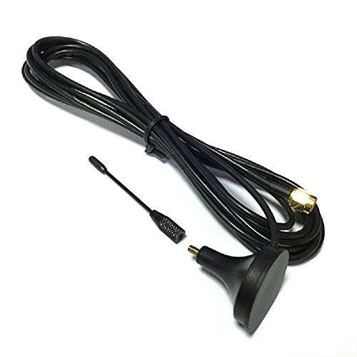 WINGONEER 2Pcs GSM Antenna Suction Cup Antenna Magnetic seat 1.5 m 900/1800MHz GPRS Antenna SMA Male 4