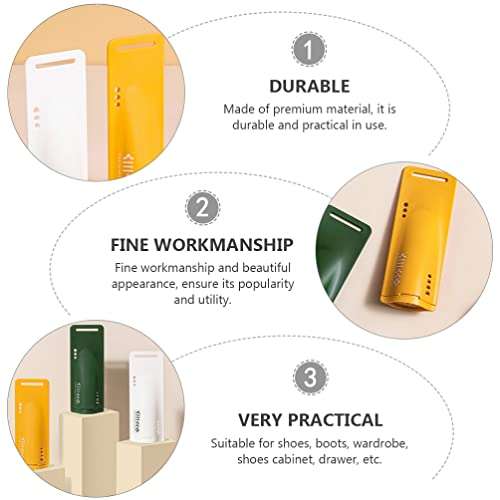 FOMIYES Shoe Moisture Absorbers Activated Charcoal Bags Air Purifying Bag for Shoes Odor Absorber Shoe Deodorizer for Shoes, Car, Home, Closet, Wardrobe 4PCS ( Yellow, Blue, White, Black ) 5